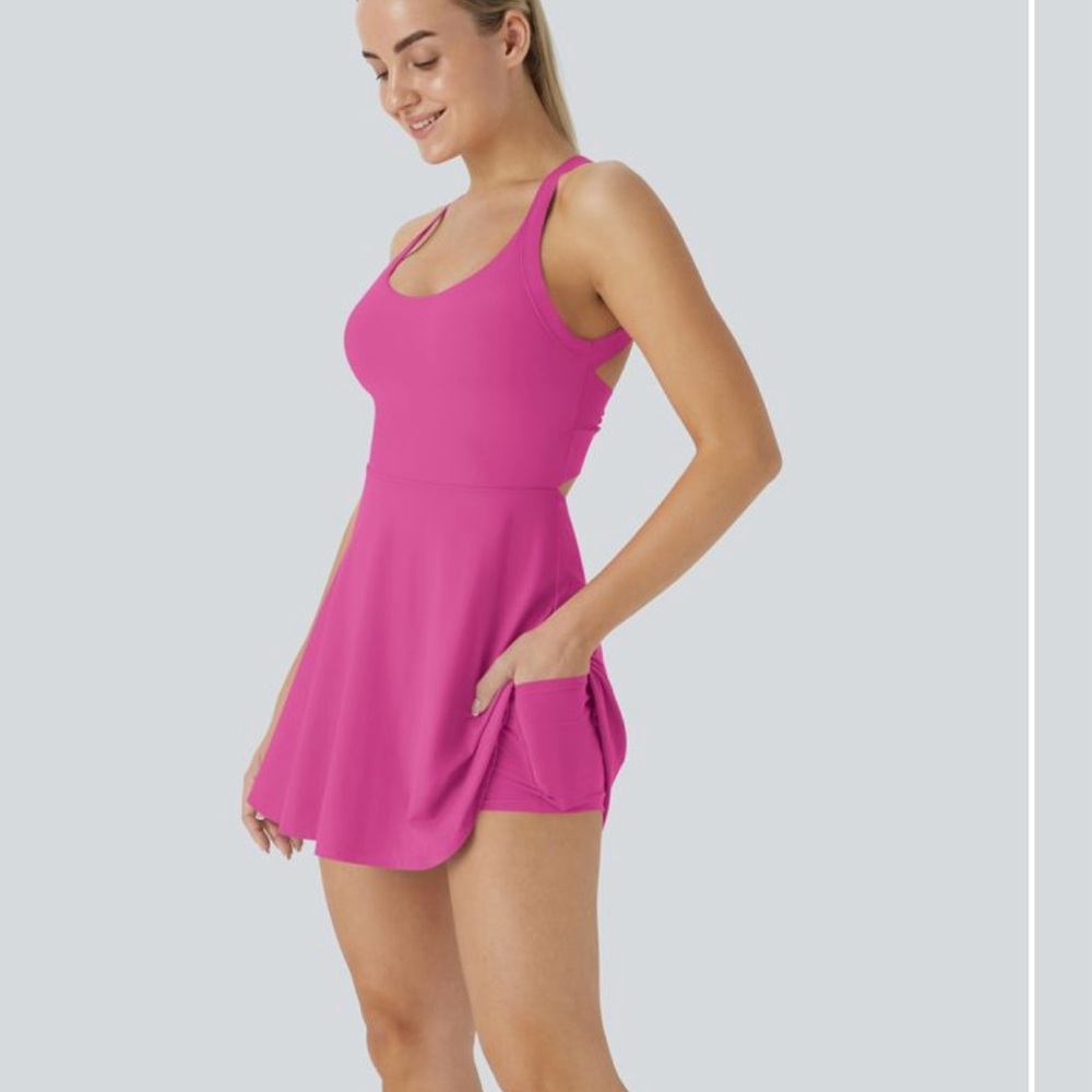 SOLD X -posted - Pink Halter Dress
